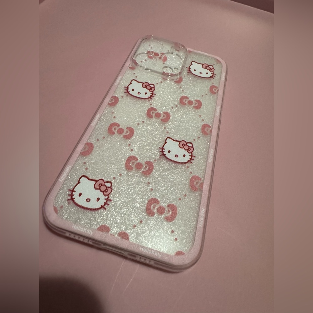 Cute Hello Kitty Face & Bows Phone Case